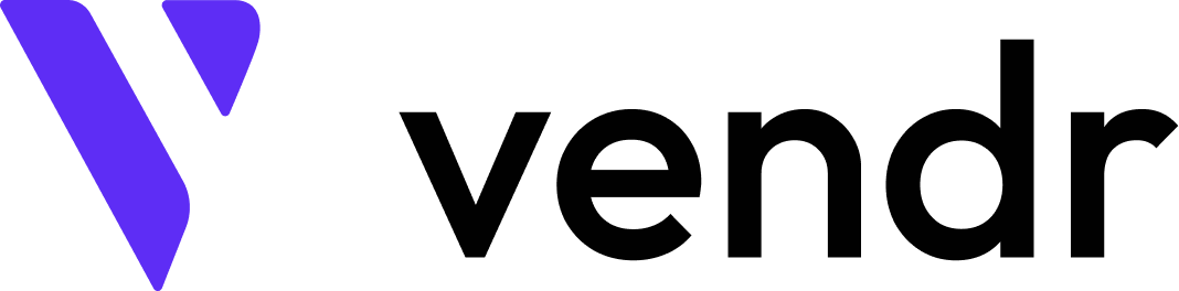 Vendr Logo Black Text